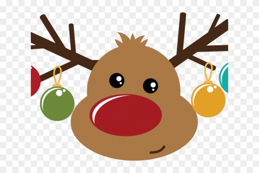 Mask Clipart Reindeer - Transparent Reindeer Clip Art - Png Download #2829375
