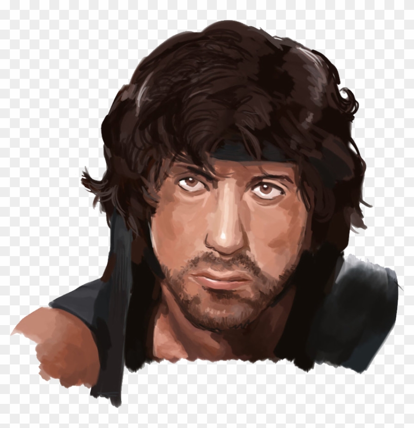 Rambo Png - Rambo Hair Png Clipart