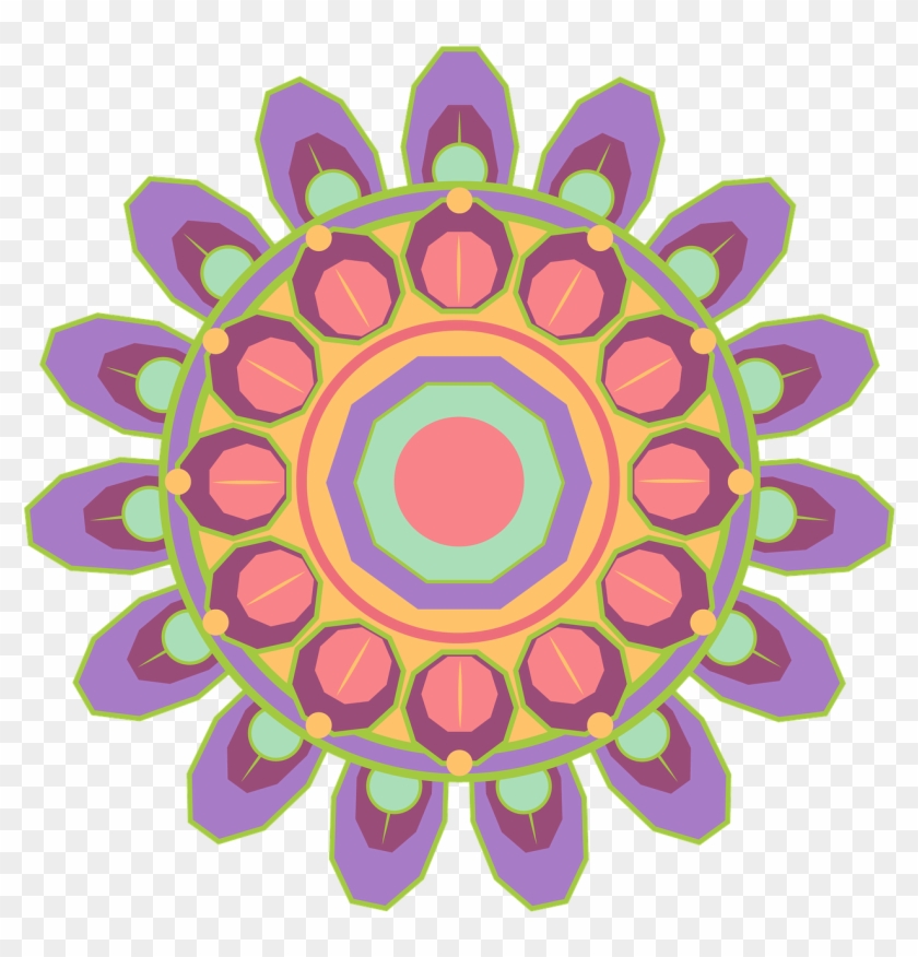 Mandala Geometric Pattern Shapes Png Image - Design Symmetry Clipart
