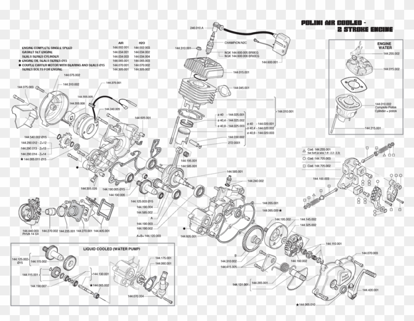 1052 X 744 8 0 - Pit Bike Engine Schematic Clipart