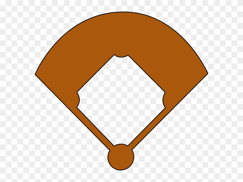 Baseball Field Svg Clip Arts 600 X 550 Px - Baseball Field Clipart Black And White - Png Download