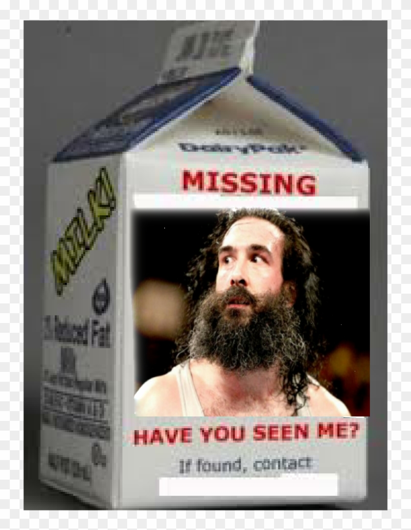 Why Does Vince Mcmahon Hate Beards - Back Of Milk Carton Missing Clipart #2831939