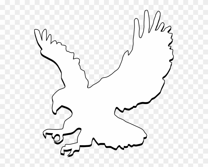 Wedge Tailed Eagle Silhouette Clipart