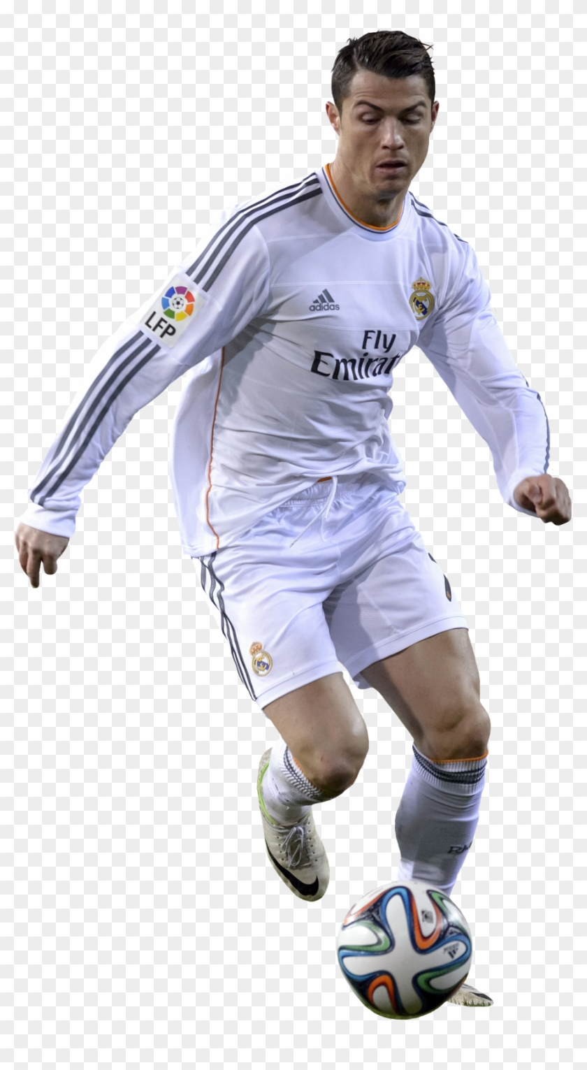 Real Cristiano Madrid Ronaldo Football Player C - Player Clipart #2832094