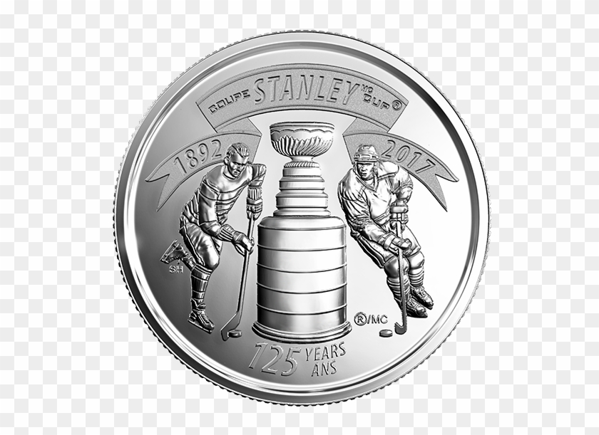 2017 25-cent 125th Anniversary Of The Stanley Cup® - Canadian Quarter Stanley Cup Clipart #2833272