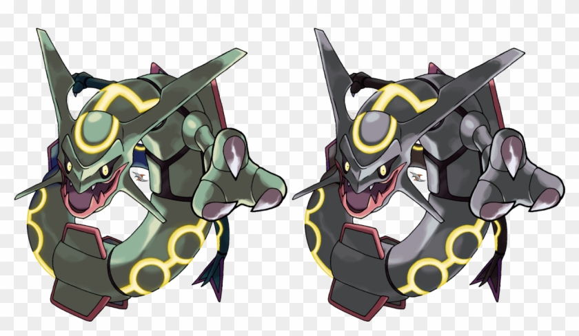 3 By Xous54 - Shiny Vs Normal Rayquaza Clipart