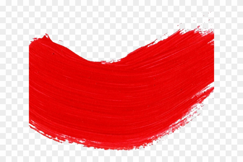 Paint Brush Clipart Swipe - Red Brush Stroke Png Transparent Png #2833762