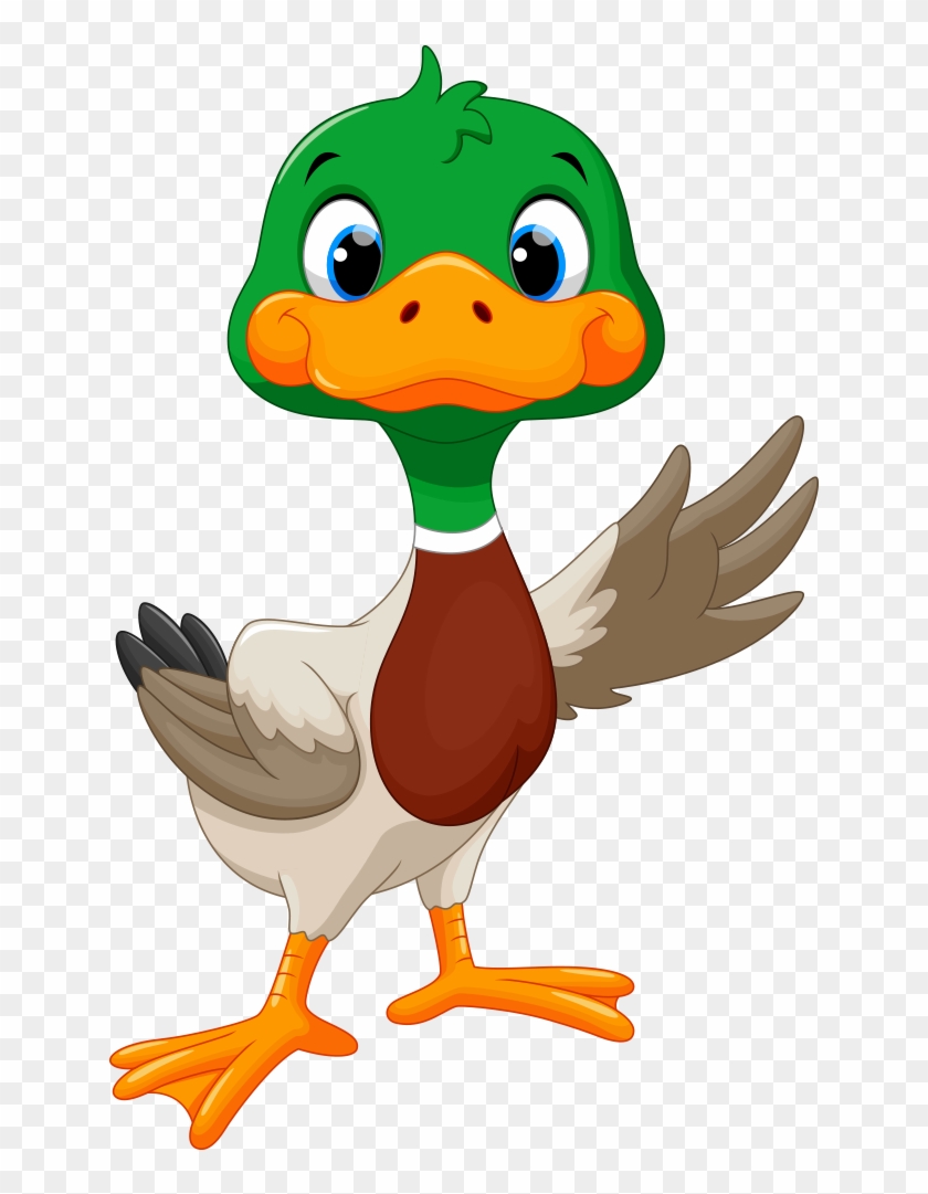 Clip Free Library Clipart Goose - Cute Mallard Duck Clipart - Png Download