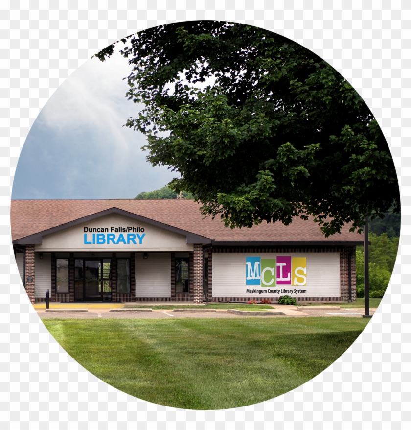 Duncan Falls/philo Branch Library - House Clipart #2834122