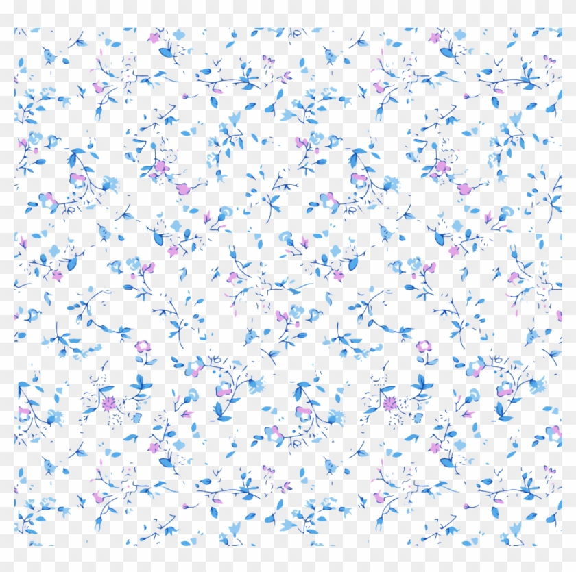 Blue Flower Software Point Image With Transparent Background - Blue Flower Background Png Clipart