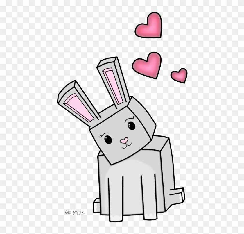 Minecraft Bunny Drawing Clipart