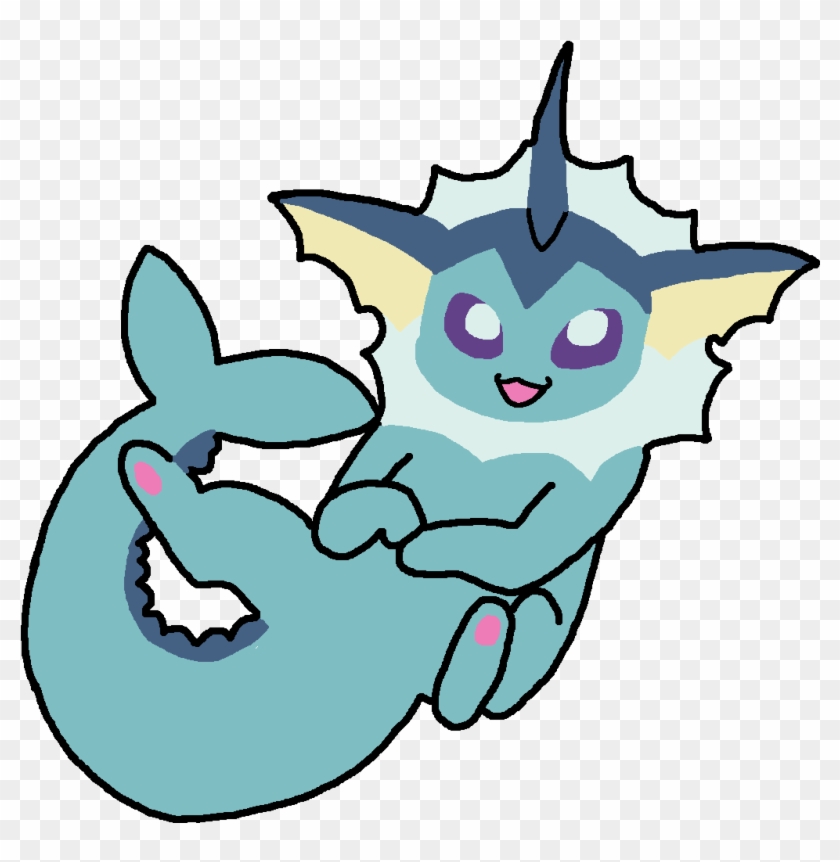 Vaporeon - Cartoon Clipart