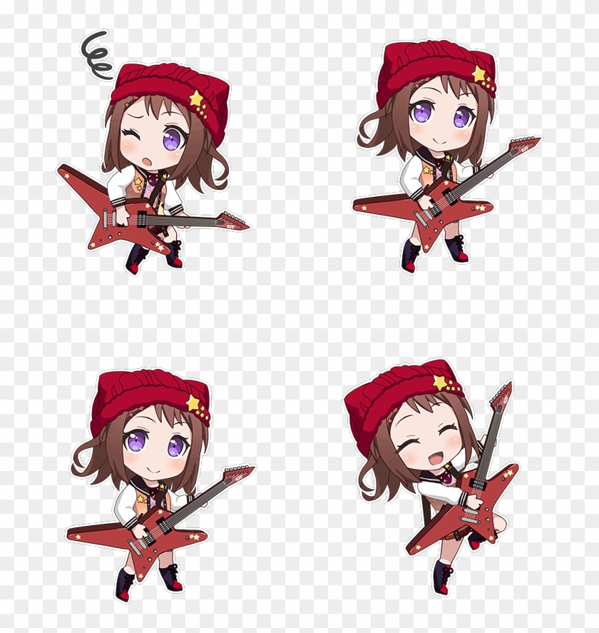 Starlight Journey Kasumi Png Chibi Png Bandori Poppin - Poppin Party Chibi Clipart #2835829