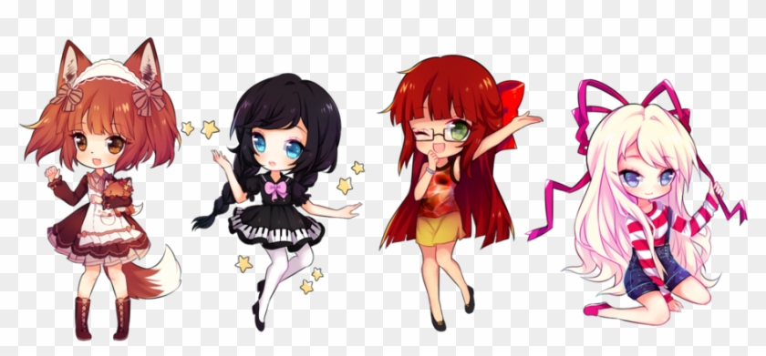 Chibi Transparent Free Images Only Png Chibi Transparent - Cara Menggambar Anime Chibi Untuk Pemula Clipart