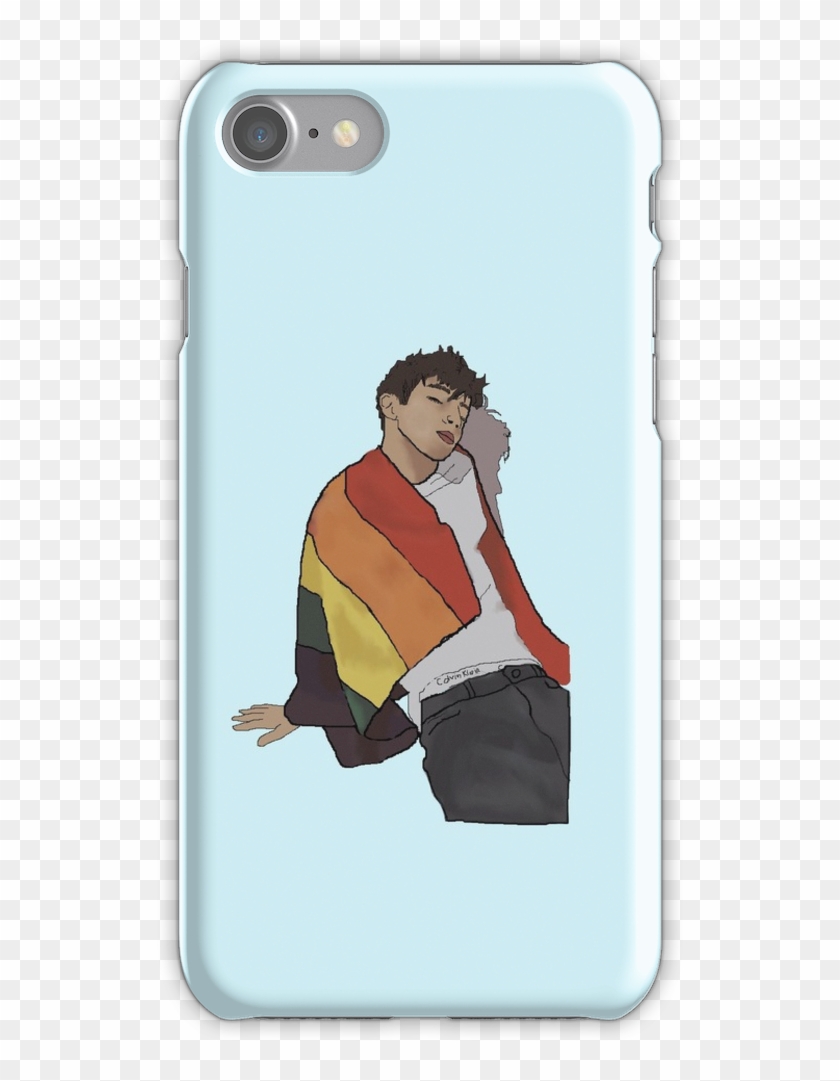 Troye Sivan Lgbtq Flag Design Iphone 7 Snap Case - Troye Sivan Stickers Clipart #2836258