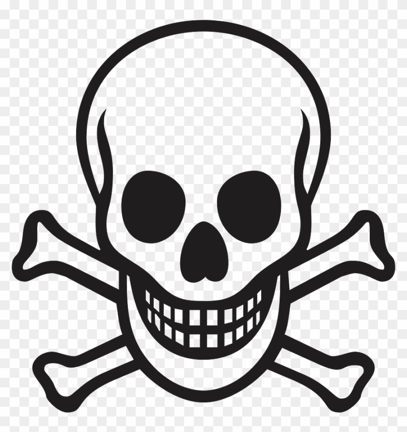 Poison Logos Image Free Download - Toxic Symbol Black And White Clipart