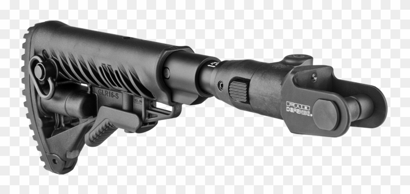 399 M4 Akms P Sb 3d Png Fri Oct 18 13 21 27 - Ak47 Underfolder Stock Adapter Clipart #2836383