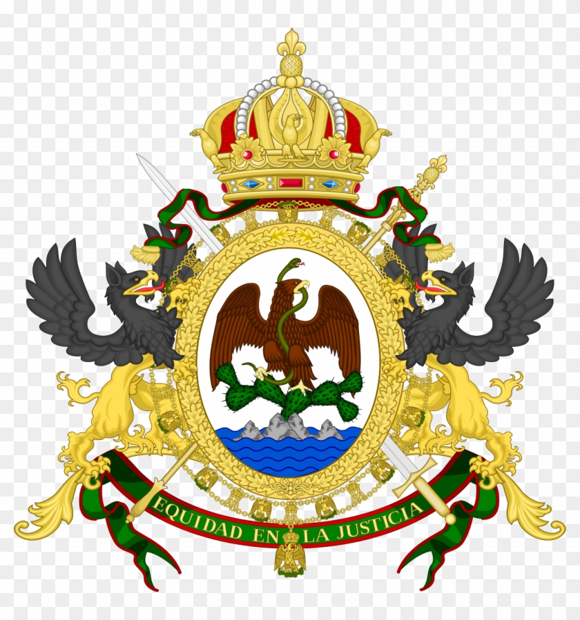 Segundo Imperio Mexicano - Second Mexican Empire Flag Clipart