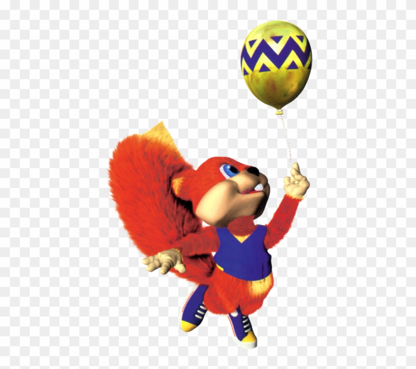 Why It's @rareltd's Conker And Banjo From Diddy Kong - Png Diddy Kong Racing Conker Clipart #2836843
