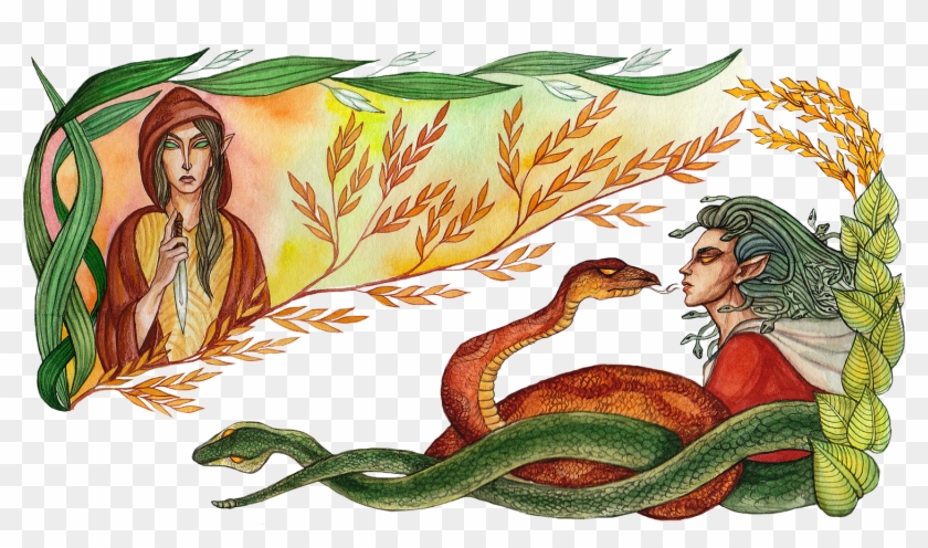 The Good And Wicked Court - Serpent Clipart