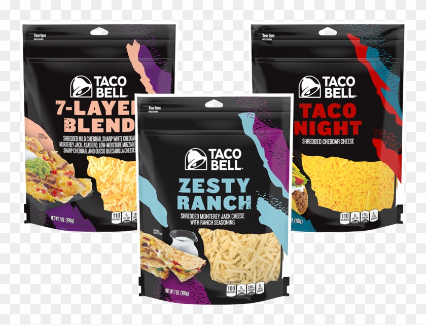 Taco Bell Shredded Cheese , Png Download - Taco Bell Cheese Clipart