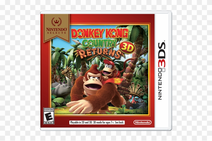 Donkey Kong Country Returns 3d - Donkey Kong Country Returns 3d Capture Clipart #2836942
