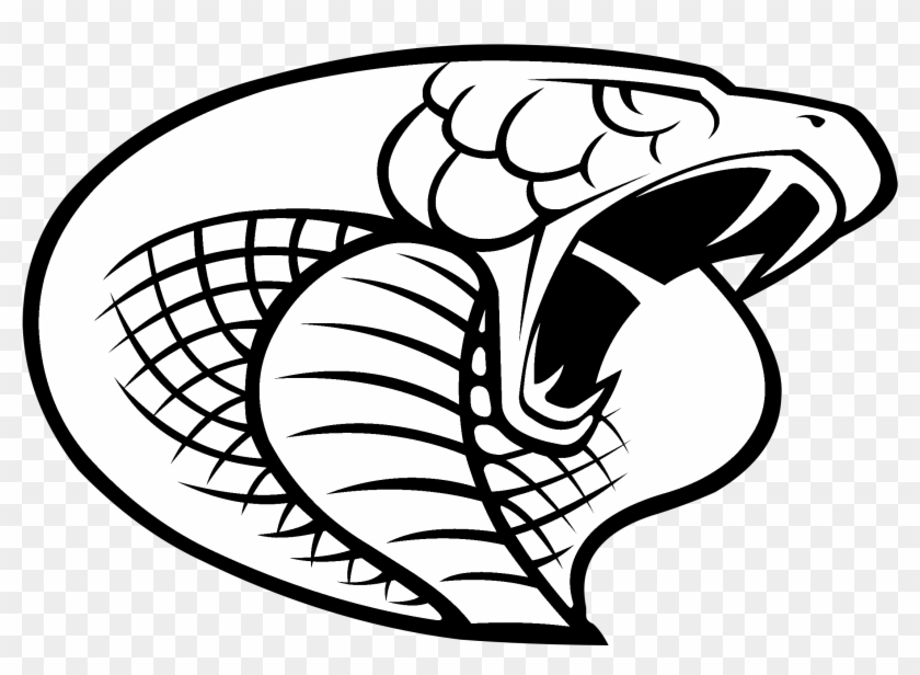 Carolina Cobras Logo Black And White - South Miami Senior High Cobra Clipart #2836982