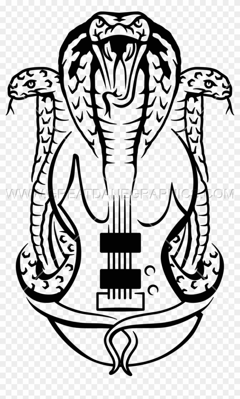 Cobra Guitar Clipart
