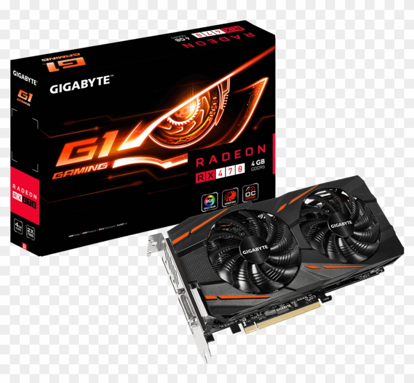 Gigabyte Amd Radeon Rx 470 G1 Gaming Clipart #2837143