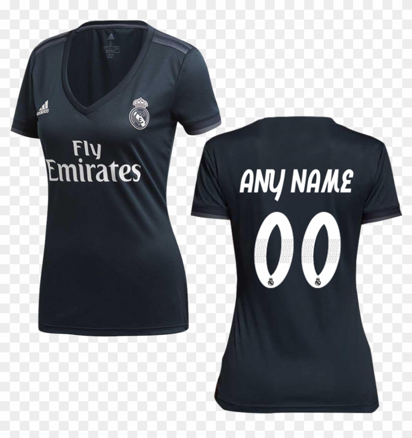 Real Madrid 18/19 Away - Active Shirt Clipart #2837338