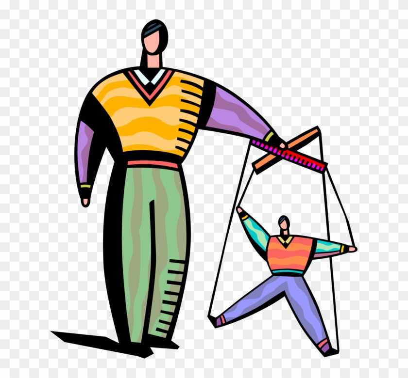 Control Vector Puppet - Employee Control Png Clipart #2837443
