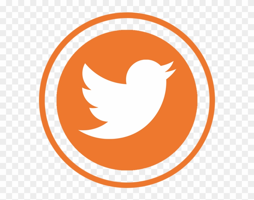 Twitter-icon - Grey Round Twitter Logo Clipart #2837532