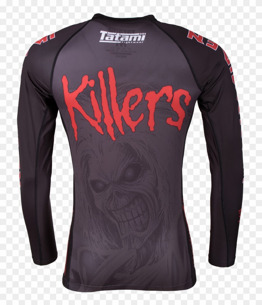 Tatami Iron Maiden Killers Rash Guard - Long-sleeved T-shirt Clipart #2837644