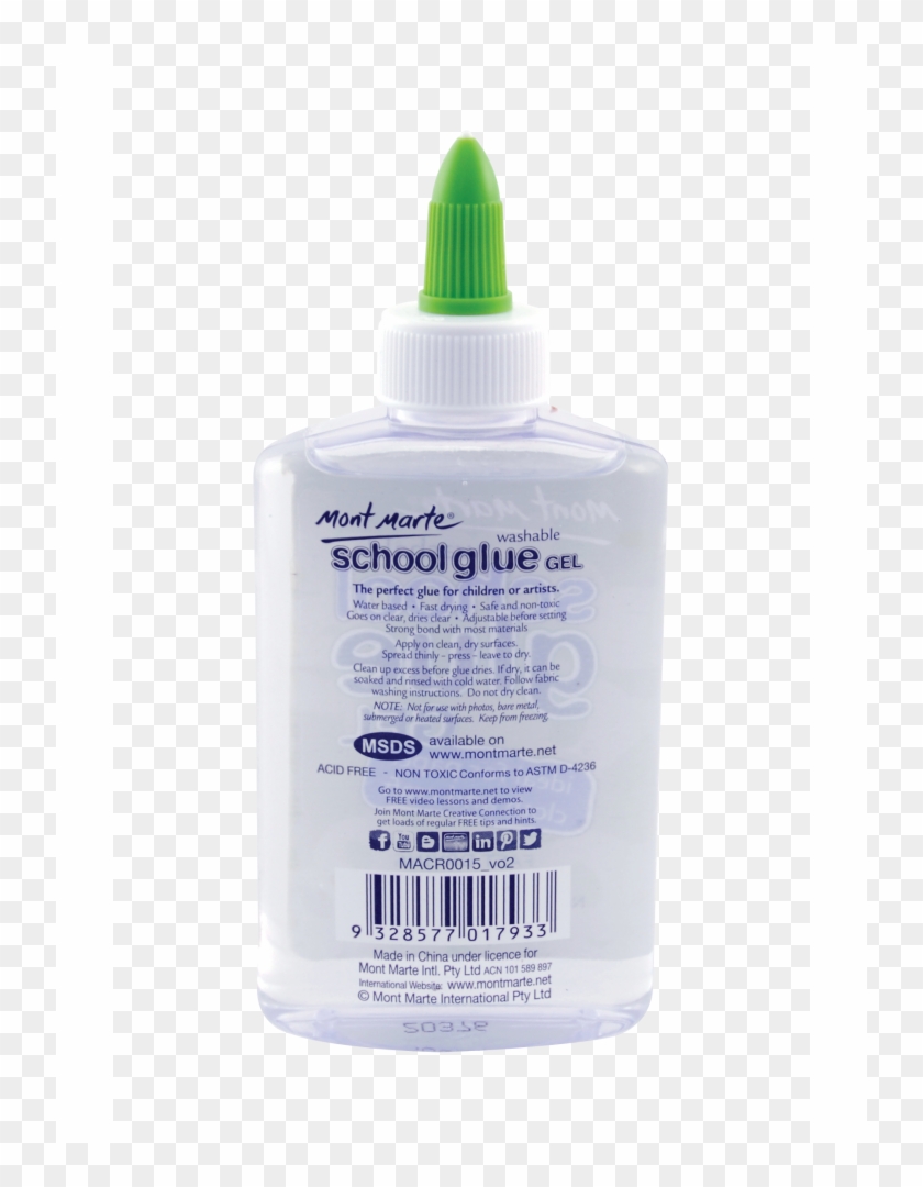 Clear School Glue 147ml Washable - Mont Marte School Glue Clipart #2837794