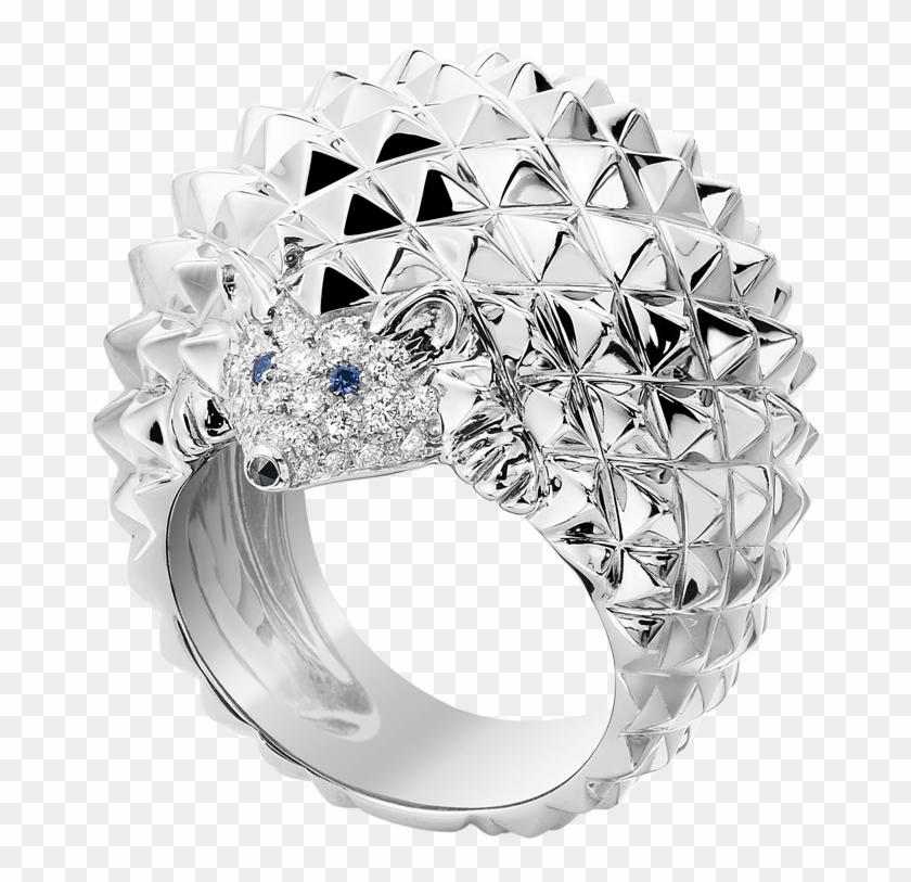 Silver The Hedgehog Png , Png Download - Bague Herisson Clipart #2837886