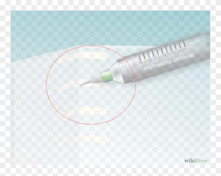 Glue Plexiglass Step 4 - Syringe Clipart #2837932