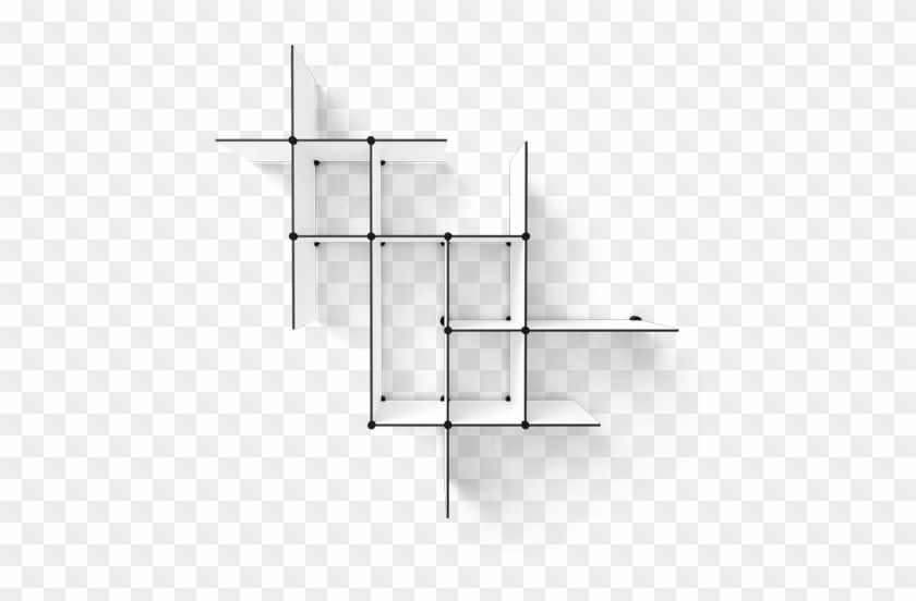 4 Sets Of Shelves - Shelf Clipart #2837989