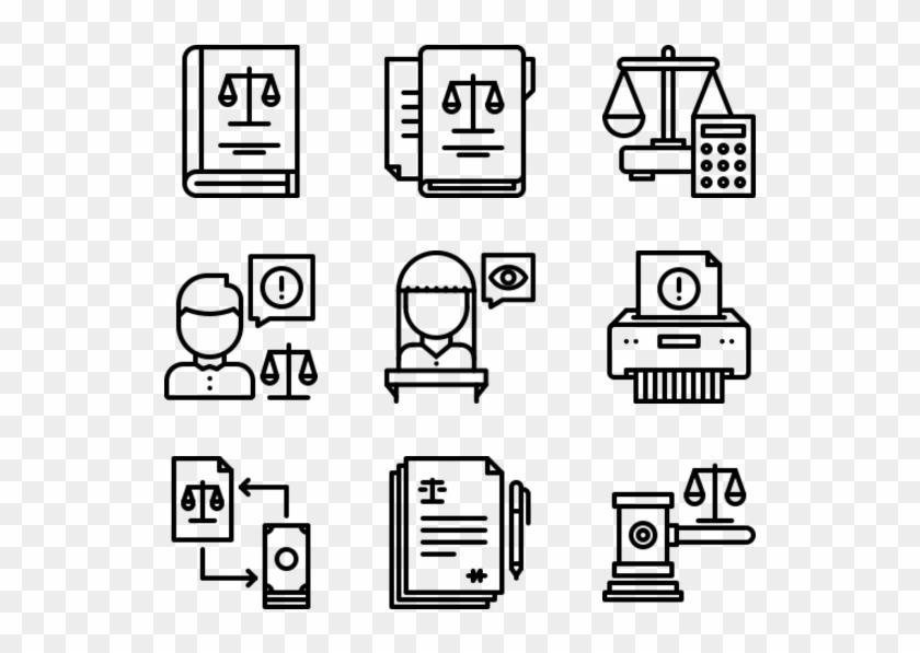 Law - Design Icon Clipart
