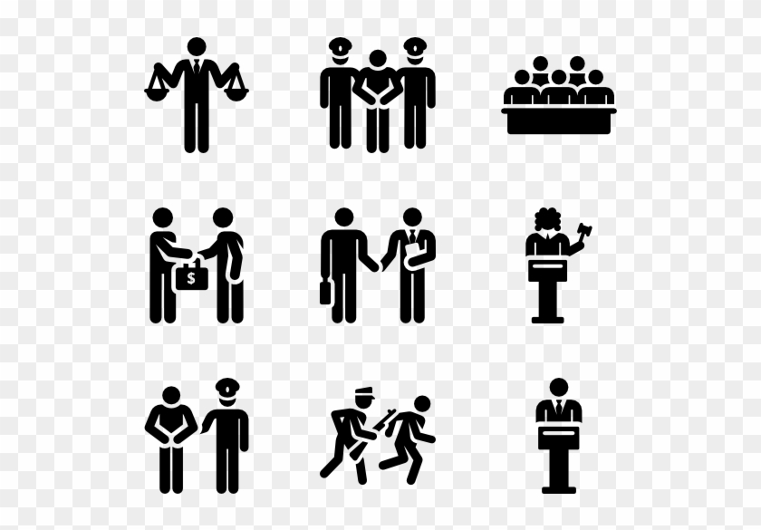 Justice And Law - Icons Judge Clipart