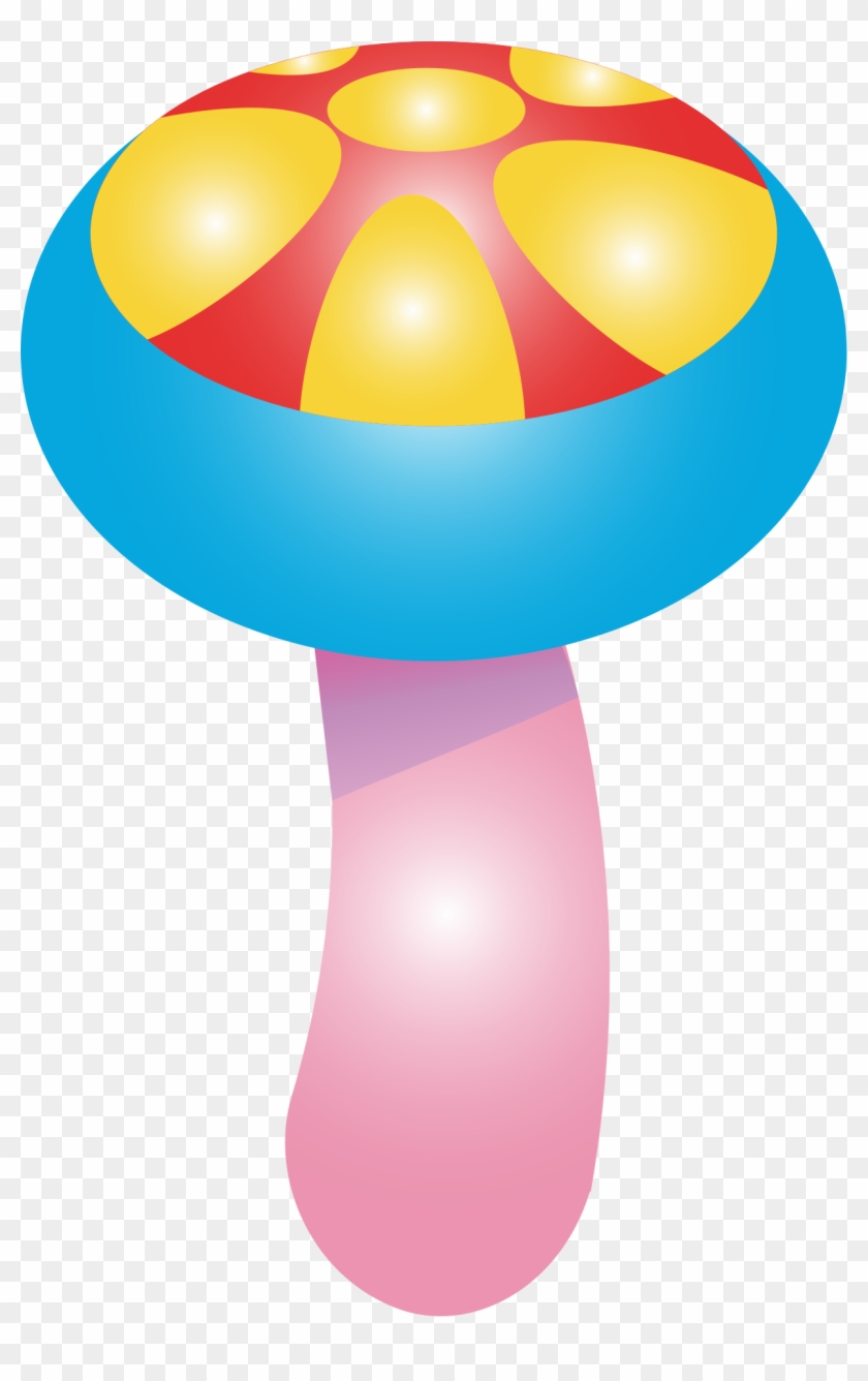 Trippy Clipart Cartoon Mushroom - Clip Art - Png Download