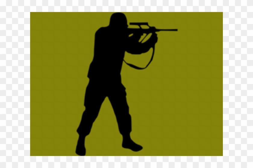 Gun Shot Clipart Hunter Gun - Laser Tag Silhouette Png Transparent Png
