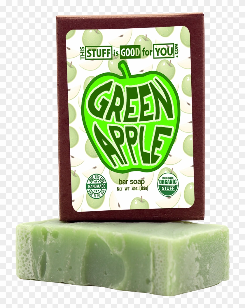 Green Apple Bar Soap - Snow Skin Mooncake Clipart #2839447