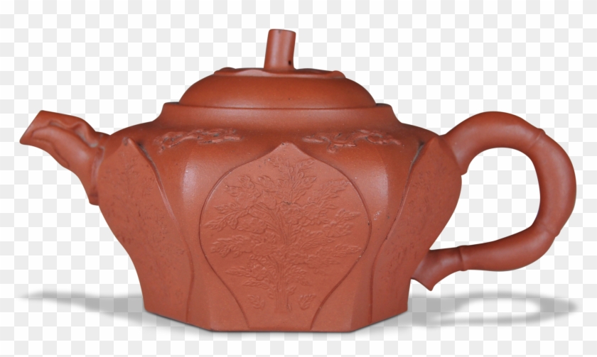 A Lotus Shaped Yixing Teapot - Teapot Clipart #2839500