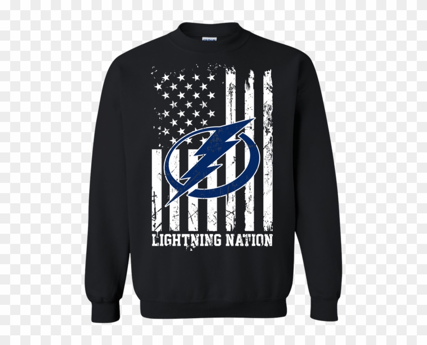 Tampa Bay Lightning Nations Ice Hockey Us Flag Fourth - Sweater Clipart #2839583