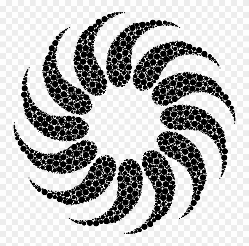 Motif Flower Ornament Paisley - Motif Clipart #2840033