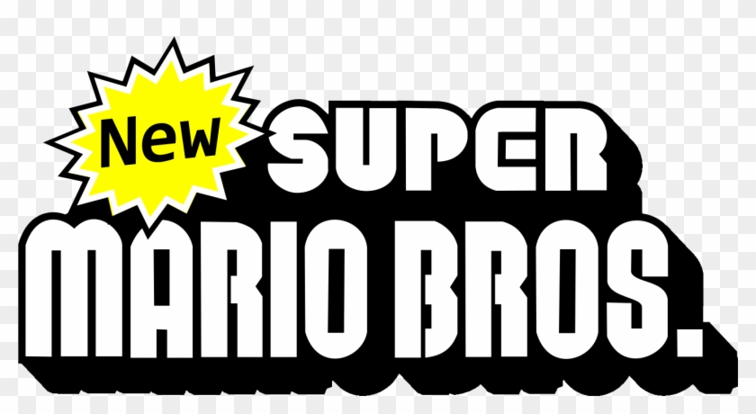 New Super Mario Bros - New Super Mario Logo Clipart #2840165