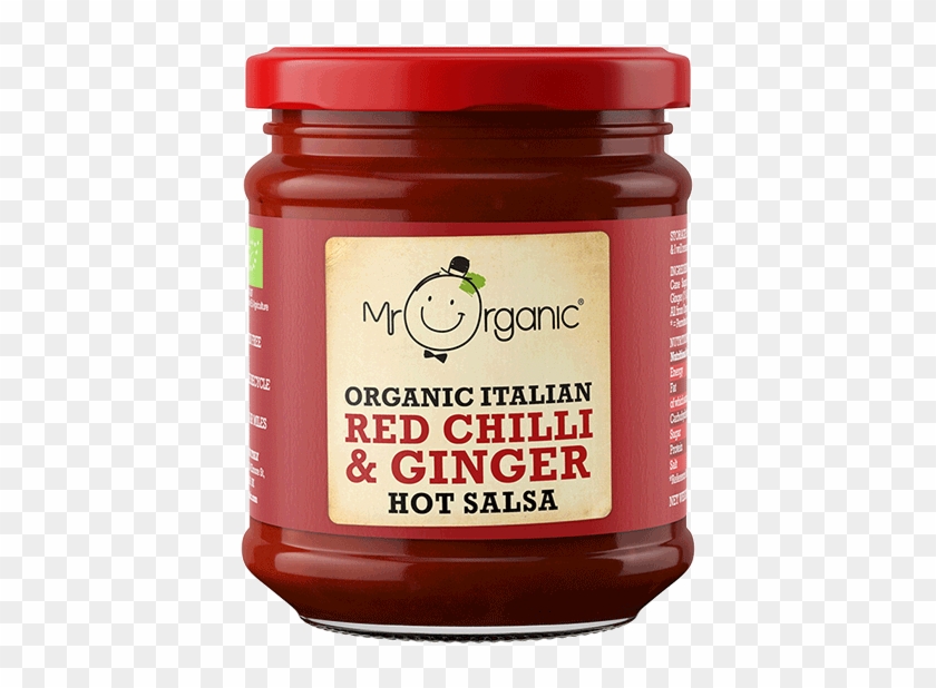 Organic Red Chilli & Ginger Hot Salsa - Mr Organic Chocolate Spread Clipart #2840265
