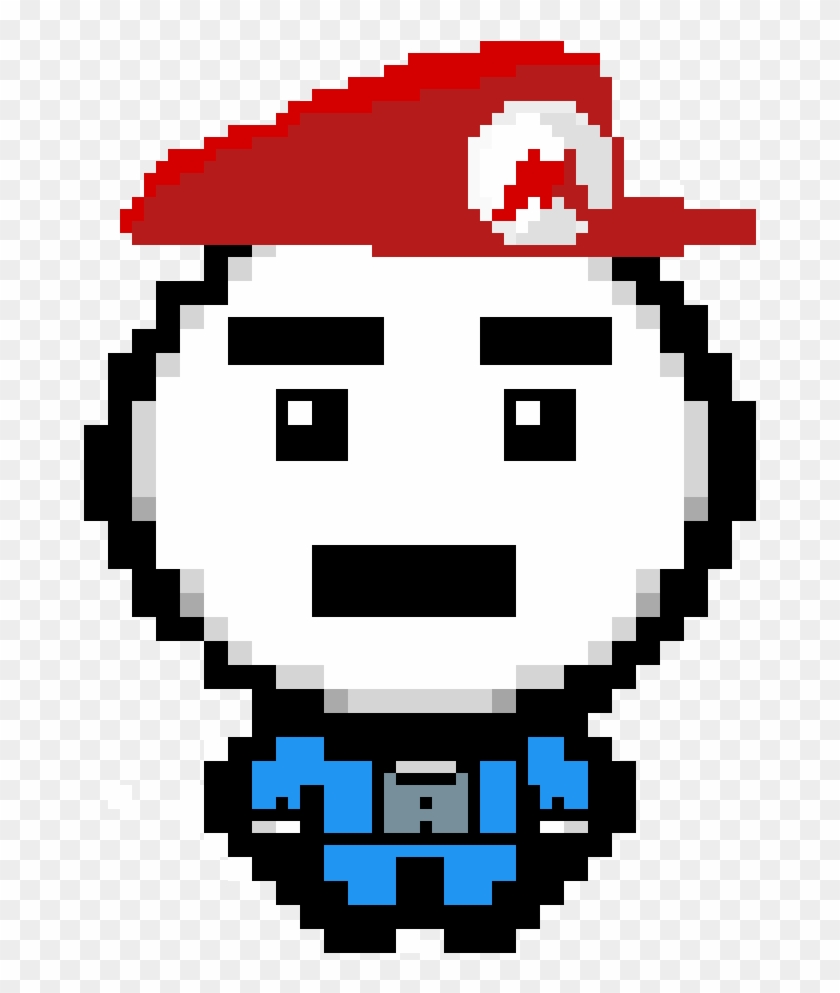 Mario - Binding Of Isaac Face Png Clipart #2840315