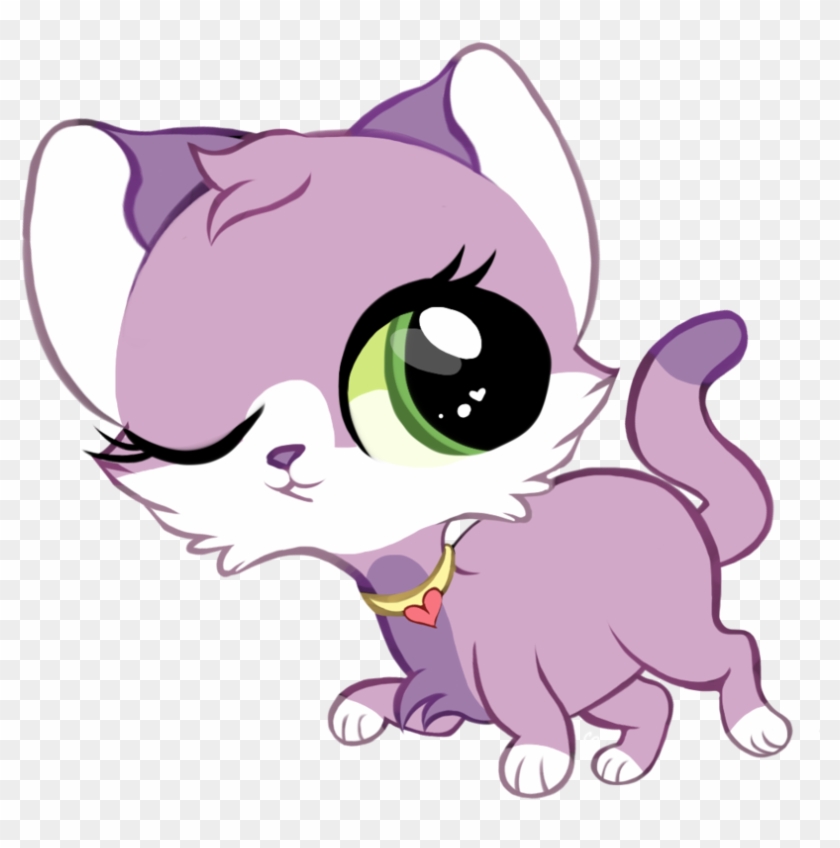 Lps Style Cat - Drawing Clipart (#2840887) - PikPng