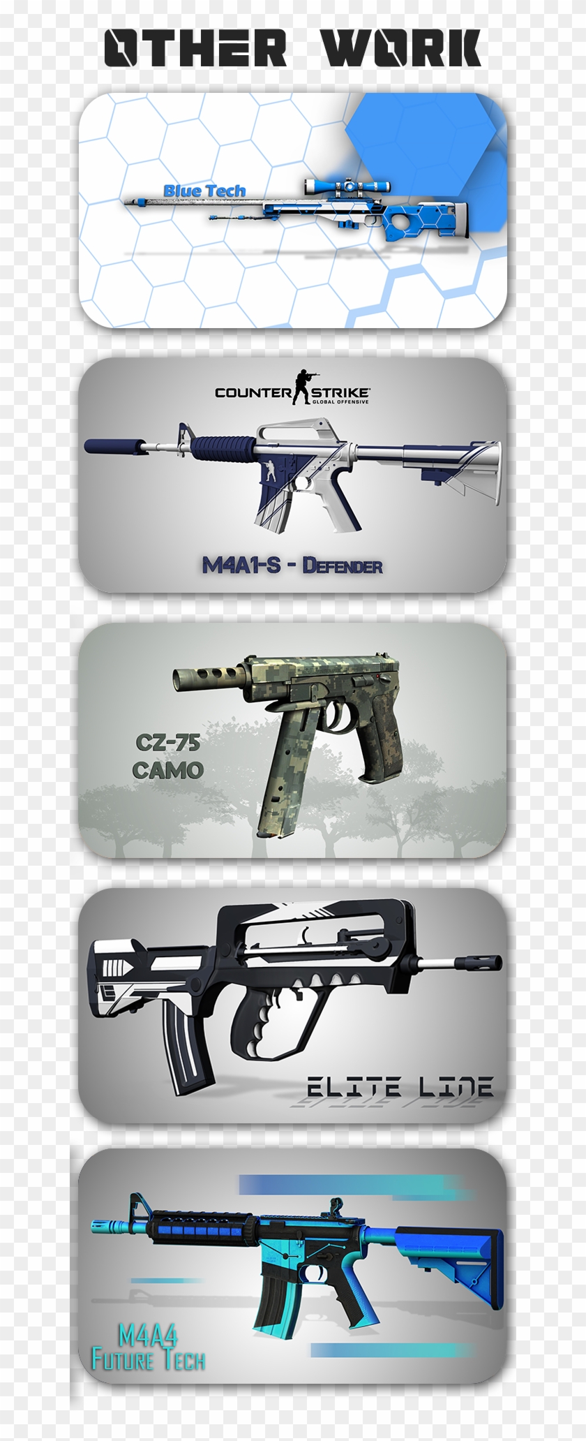 Galil - Bayonetta Collection - Assault Rifle Clipart